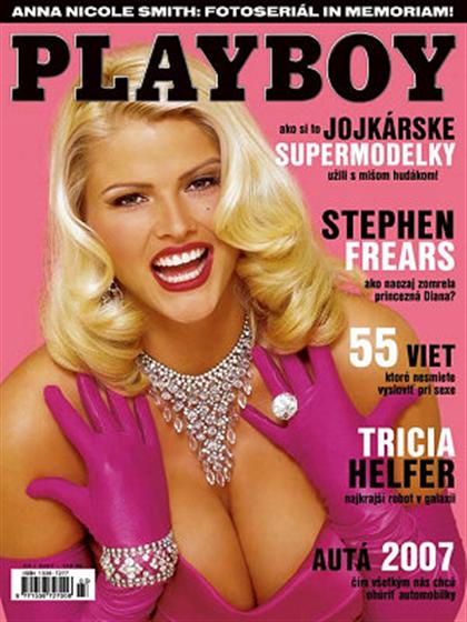Playboy (Slovakia) March 2007 magazine back issue Playboy (Slovakia) magizine back copy Playboy (Slovakia) magazine March 2007 cover image, with Anna Nicole Smith (Vickie Smith) (Vickie Ho