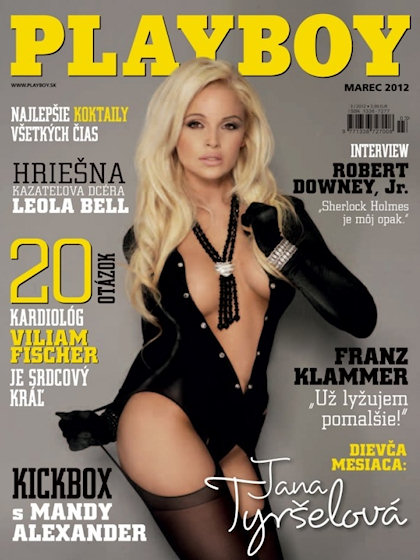 Playboy (Slovakia) March 2012 magazine back issue Playboy (Slovakia) magizine back copy Playboy (Slovakia) March 2012 Magazine Back Issue Published by HMH Publishing, Hugh Marston Hefner. Covergirl Nikola Wieterov? (Nude).