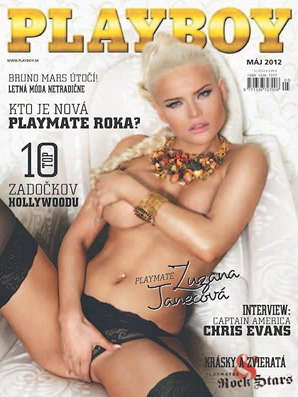 Playboy (Slovakia) May 2012 magazine back issue Playboy (Slovakia) magizine back copy Playboy (Slovakia) magazine May 2012 cover image, with Zuzana Janecová on the cover of the magazine