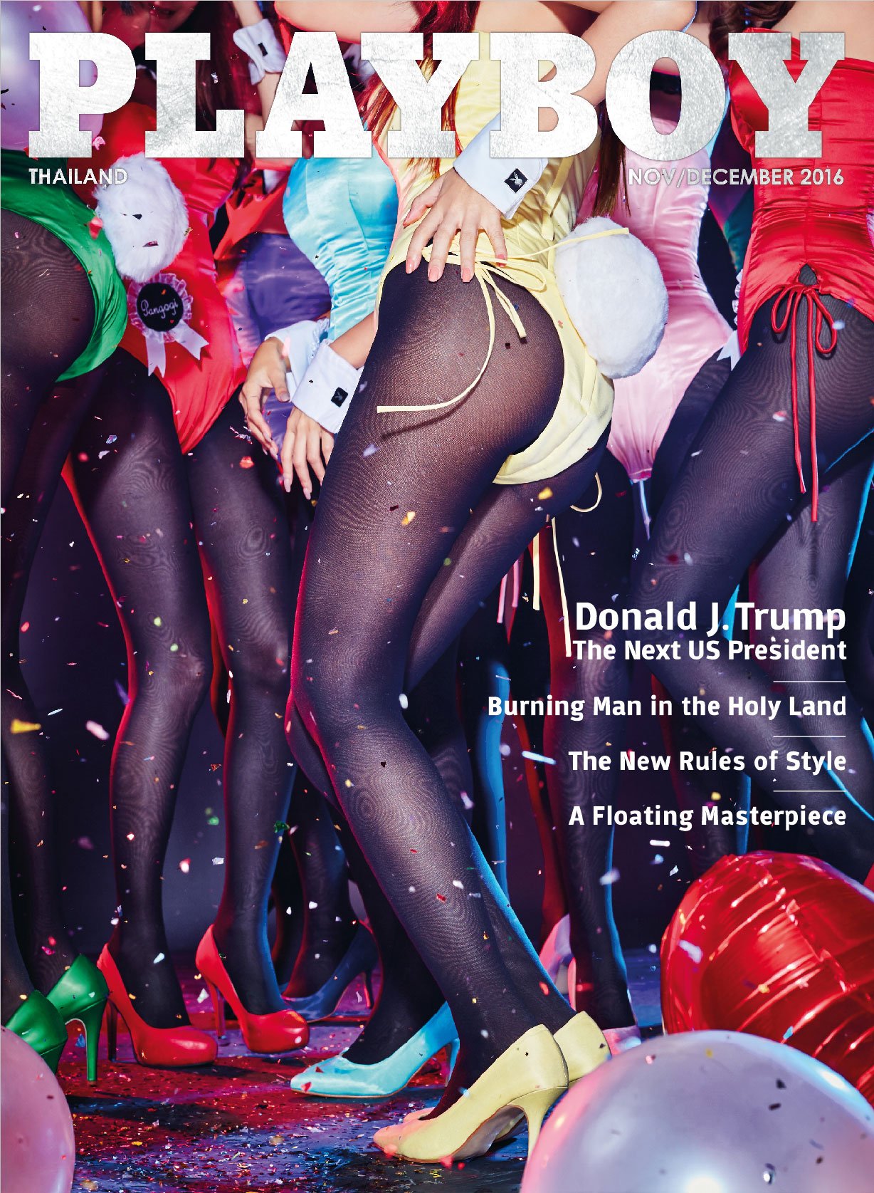 Playboy (Thailand) December 2016 magazine back issue Playboy (Thailand) magizine back copy Playboy (Thailand) December 2016 Magazine Back Issue Published by HMH Publishing, Hugh Marston Hefner. Covergirl (Thai Bunnies).