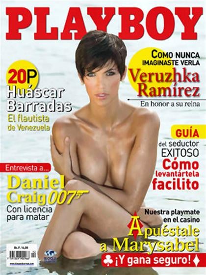 Playboy (Venezuela) December 2008 magazine back issue Playboy (Venezuela) magizine back copy Playboy (Venezuela) magazine December 2008 cover image, with Veruzhka Ramírez on the cover of the ma