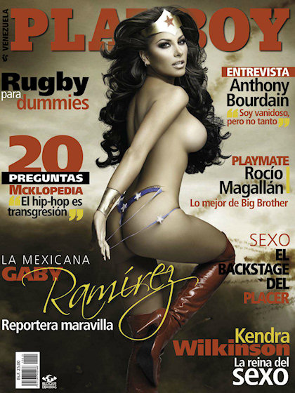 Playboy (Venezuela) December 2011 magazine back issue Playboy (Venezuela) magizine back copy Playboy (Venezuela) magazine December 2011 cover image, with Gaby Ramírez on the cover of the magazi
