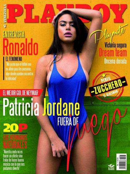 Playboy (Venezuela) July 2014 magazine back issue Playboy (Venezuela) magizine back copy Playboy (Venezuela) magazine July 2014 cover image, with Patrícia Jordane on the cover of the magazi