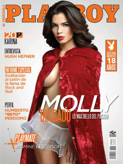 Playboy (Venezuela) June 2016 magazine back issue Playboy (Venezuela) magizine back copy Playboy (Venezuela) magazine June 2016 cover image, with Molly Delgado  on the cover of the magazine