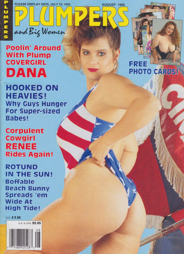 Plumpers August 1995 magazine back issue Plumpers & Big Women magizine back copy plumpers and big women 1995 back issues hot curvy ladies naked explicit fat chicks nude heavies roun