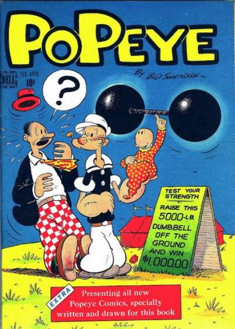 Popeye Comic Book Back Issues by A1 Comix