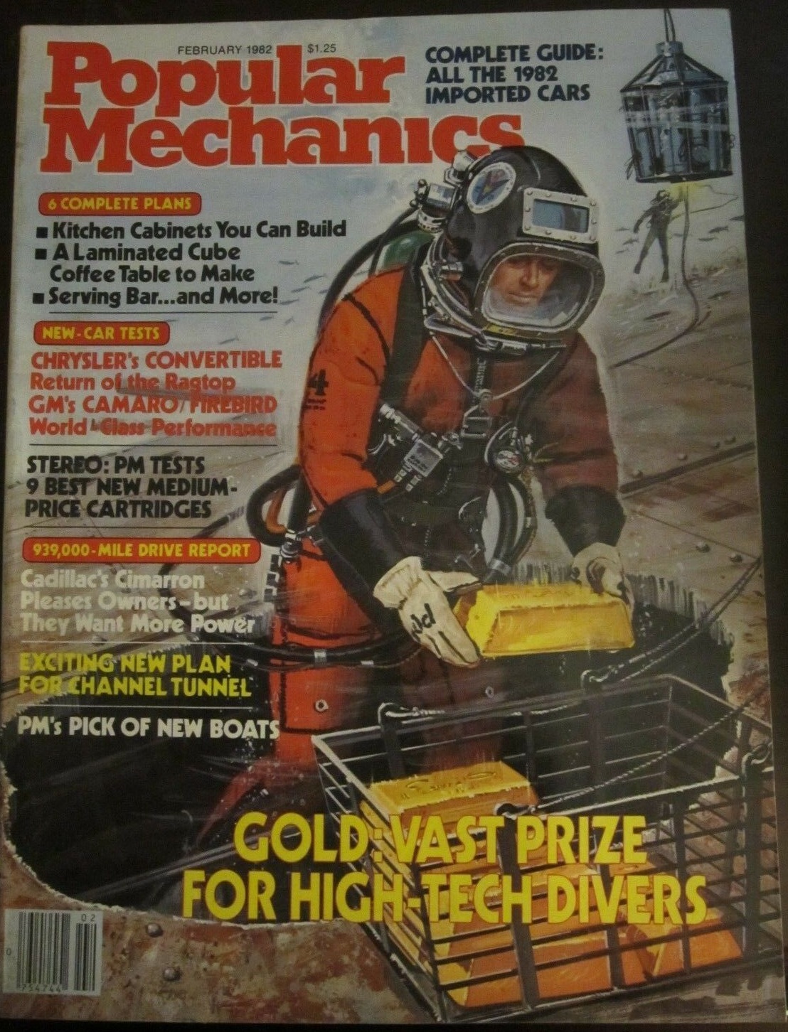 Popular Mechanics February 1982, , Exciting new plan for channel