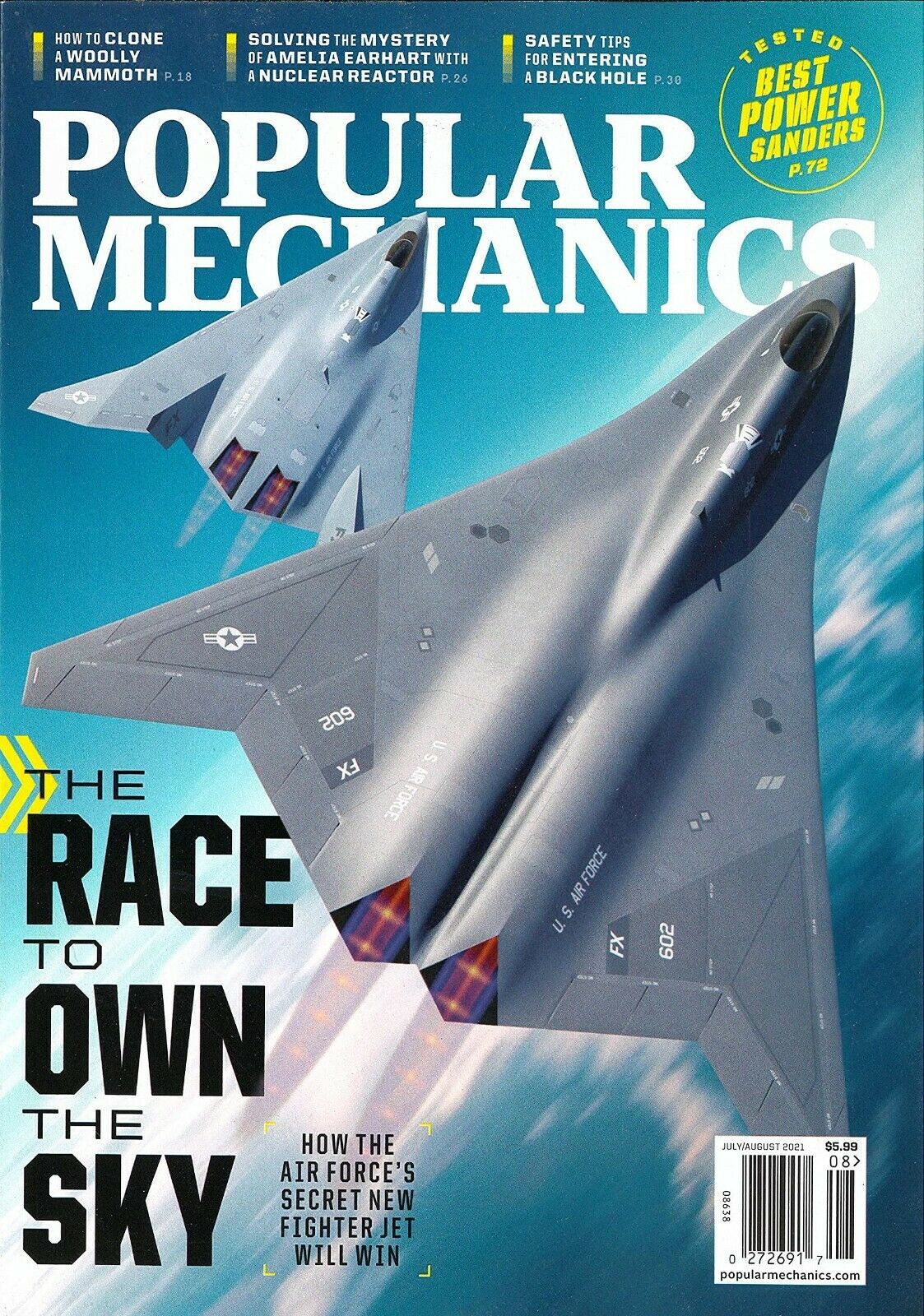 Popular Mechanics July/August 2021 magazine back issue Popular Mechanics magizine back copy 