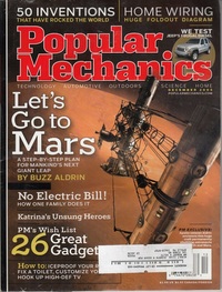 Popular Mechanics December 2005 magazine back issue cover image