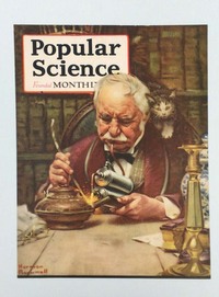Popular Science April 1921 magazine back issue cover image