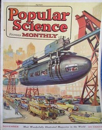 Popular Science November 1923 magazine back issue cover image