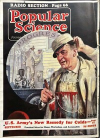 Popular Science September 1924 magazine back issue cover image