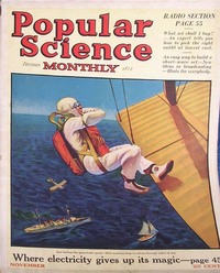 Popular Science November 1924 magazine back issue cover image