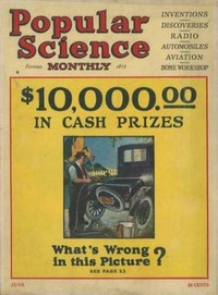 Popular Science June 1925 magazine back issue cover image