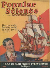 Popular Science May 1926 magazine back issue cover image