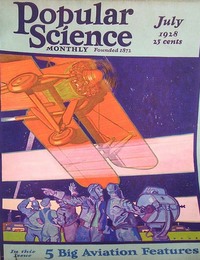 Popular Science July 1928 Magazine Back Copies Magizines Mags