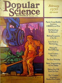 Popular Science February 1930 Magazine Back Copies Magizines Mags