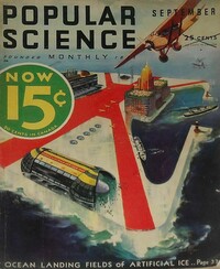 Popular Science September 1932 Magazine Back Copies Magizines Mags