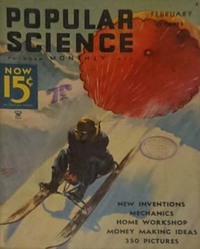 Popular Science February 1935 magazine back issue cover image