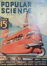 Popular Science April 1935 magazine back issue cover image