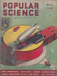 Popular Science May 1935 magazine back issue cover image