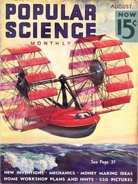 Popular Science August 1936 Magazine Back Copies Magizines Mags
