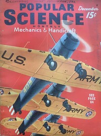 Popular Science December 1939 Magazine Back Copies Magizines Mags