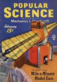 Popular Science February 1940 magazine back issue cover image