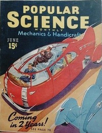 Popular Science June 1940 magazine back issue cover image