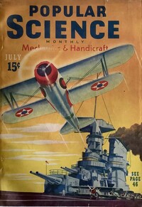 Popular Science July 1940 magazine back issue cover image