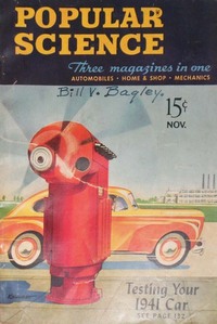 Popular Science November 1940 magazine back issue cover image