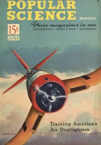 Popular Science June 1941 magazine back issue cover image