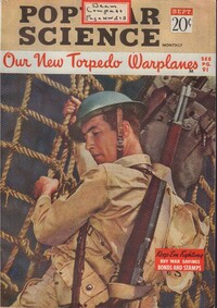 Popular Science September 1942 magazine back issue cover image