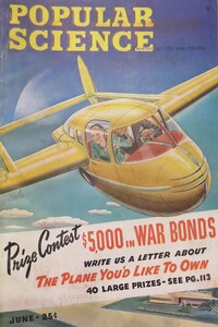 Popular Science June 1944 Magazine Back Copies Magizines Mags