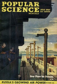 Popular Science July 1947 magazine back issue cover image