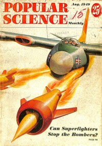 Popular Science August 1949 magazine back issue cover image