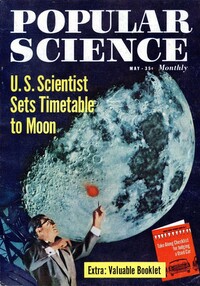 Popular Science May 1958 magazine back issue cover image