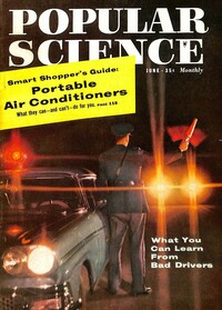 Popular Science June 1958 magazine back issue cover image