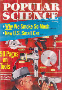 Popular Science December 1958 magazine back issue cover image