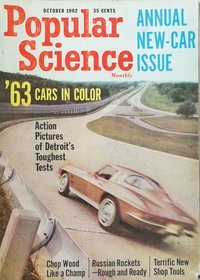 Popular Science October 1962 Magazine Back Copies Magizines Mags