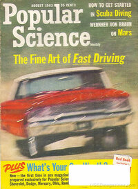 Popular Science August 1963 Magazine Back Copies Magizines Mags