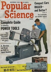 Popular Science November 1963 Magazine Back Copies Magizines Mags