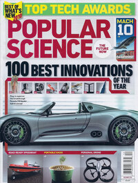 Popular Science December 2010 magazine back issue cover image