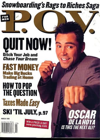 P.O.V. March 1999 magazine back issue P.O.V. magizine back copy 