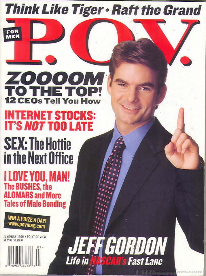 P.O.V. June 1999 magazine back issue P.O.V. magizine back copy 
