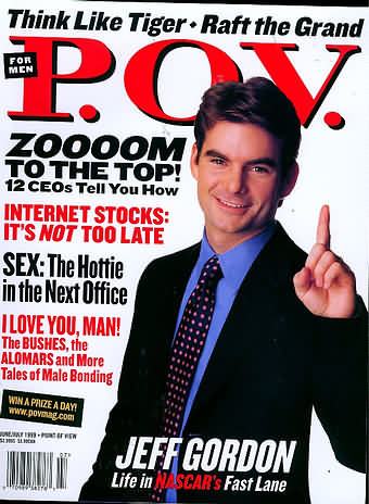 P.O.V. July 1999 magazine back issue P.O.V. magizine back copy 