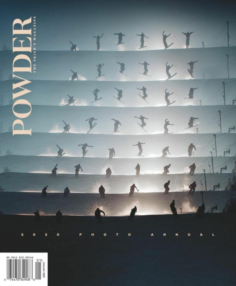 Powder January 2020 magazine back issue Powder magizine back copy 