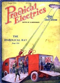 Practical Electrics August 1924 Magazine Back Copies Magizines Mags