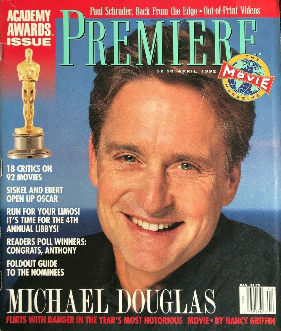 Premiere April 1992 magazine back issue Premiere magizine back copy 