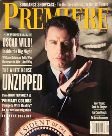 Premiere April 1998 magazine back issue Premiere magizine back copy 